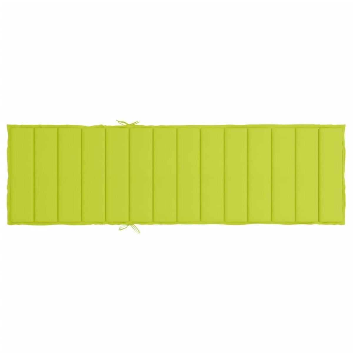 VIDAXL Coussin de chaise longue vert vif 200x70x3 cm tissu oxford