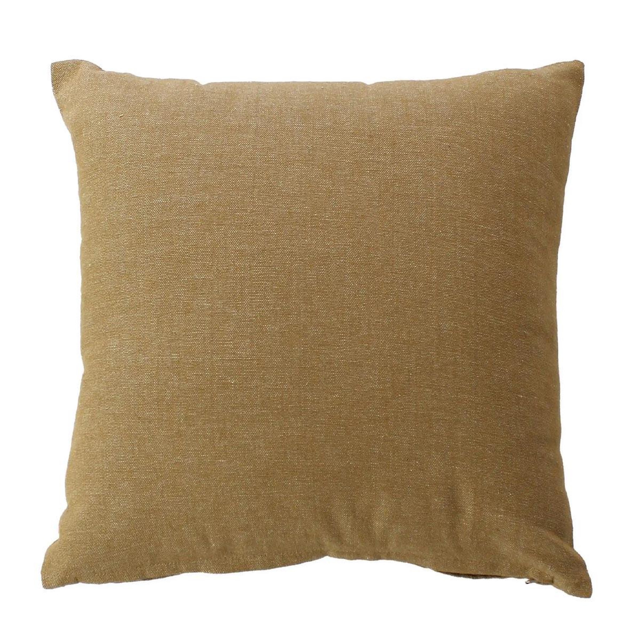 ENJOY HOME Coussin déco uni  cambria  40x40cm ocre