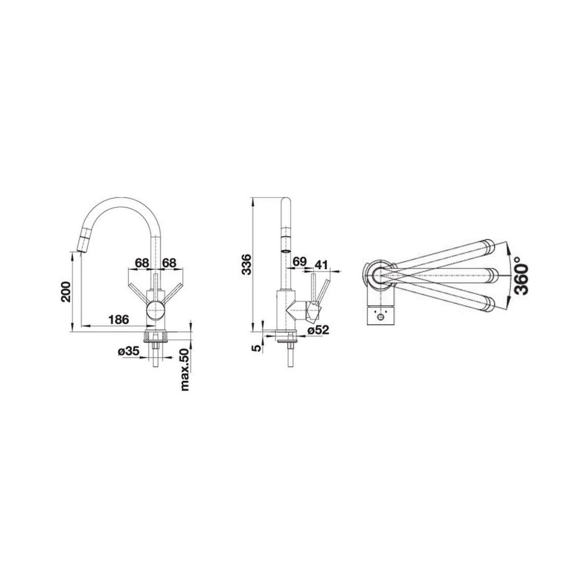 Blanco Pack évier + mitigeur silgranit - 527913