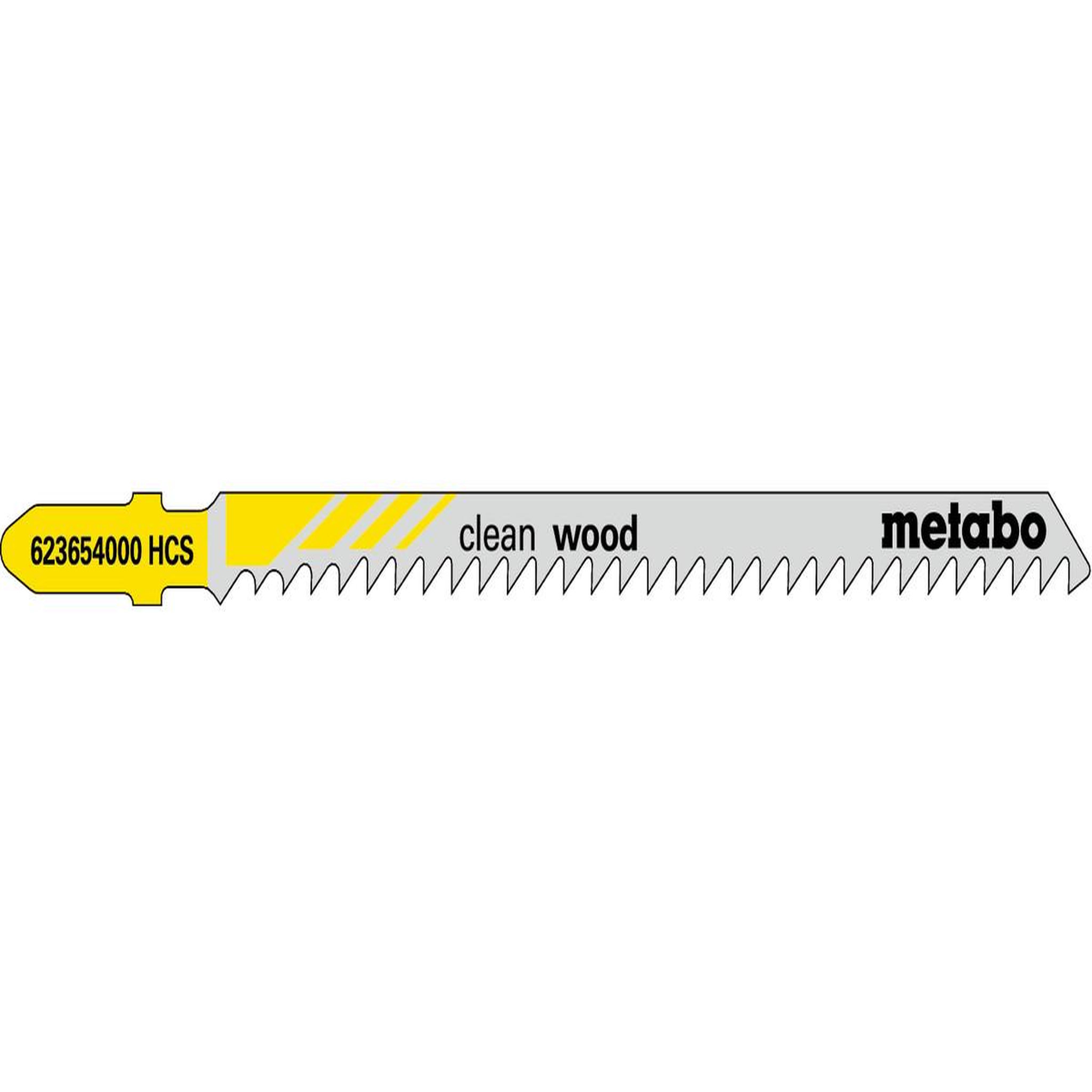 METABO SAS 5 Lames scie sauteuse HCS 91mm/ 3,0 pour scie sauteuse