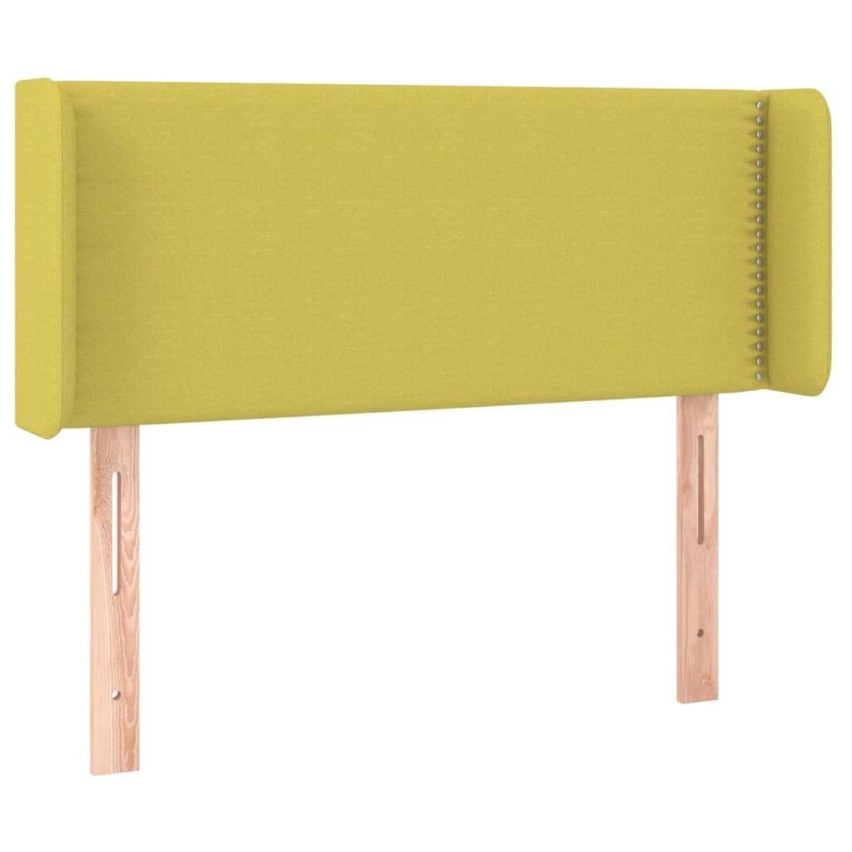 VIDAXL Tete de lit avec oreilles Vert 103x16x78/88 cm Tissu