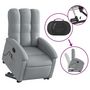 Voir la diapositive 5 : VIDAXL Fauteuil de massage inclinable Gris clair Tissu