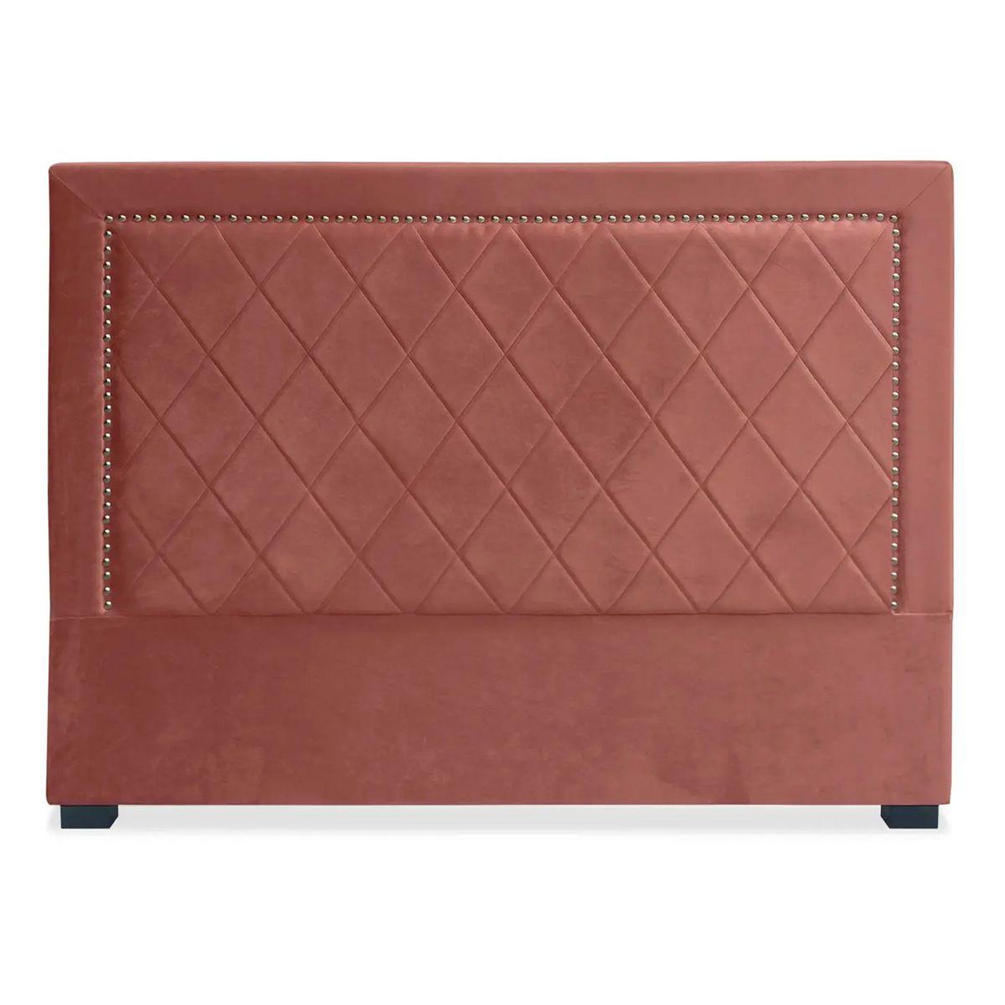 Paris Prix Tête de lit design en velours  sofia  160cm rose