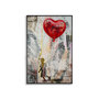 Voir la diapositive 1 : Paris Prix Tableau Imprimé à LED  Heart  60x90cm Multicolore