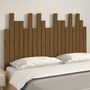 Voir la diapositive 3 : VIDAXL Tete de lit murale Marron miel 127,5x3x80 cm Bois massif de pin