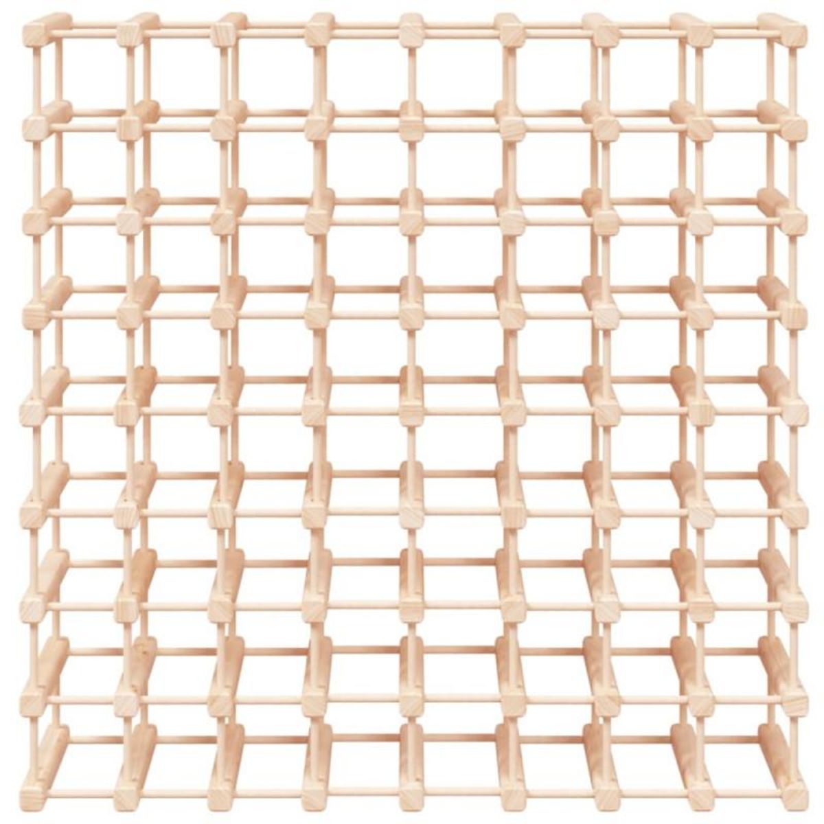 VIDAXL Casier à vin pour 72 bouteilles 90,5x23x90,5 cm pin massif
