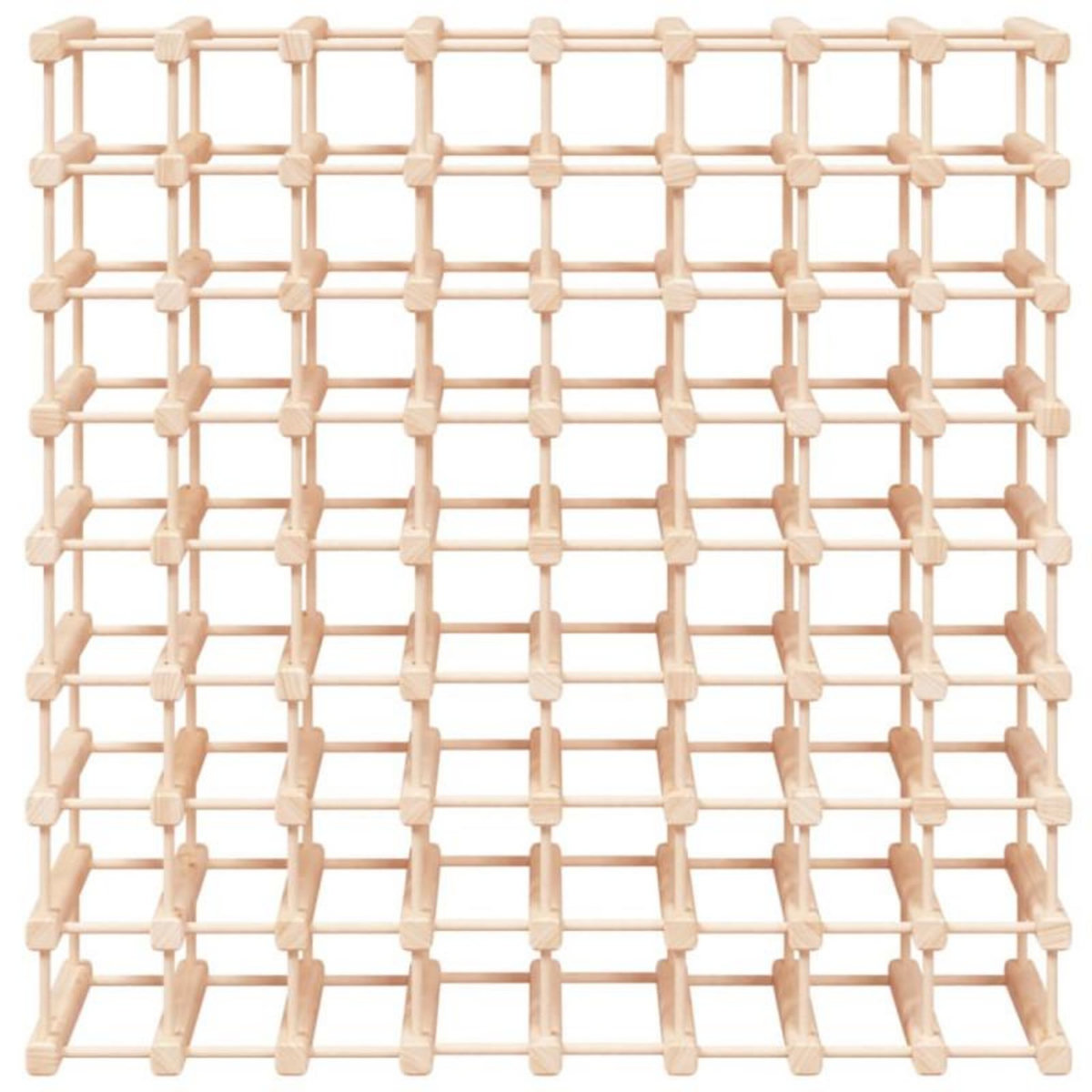 VIDAXL Casier à vin pour 72 bouteilles 90,5x23x90,5 cm pin massif