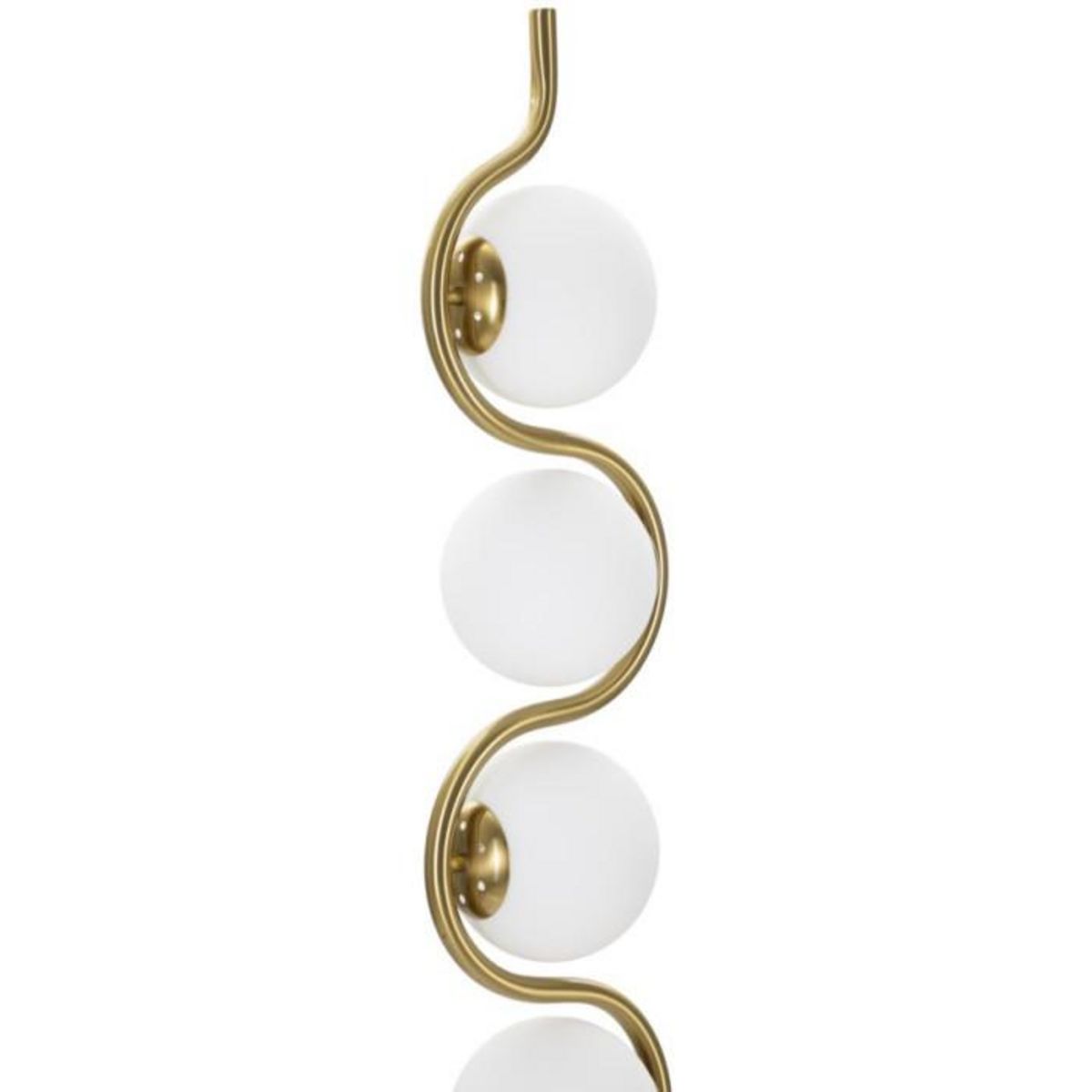Paris Prix Lampadaire Design 4 Sphères  Luci  165cm Blanc & Or