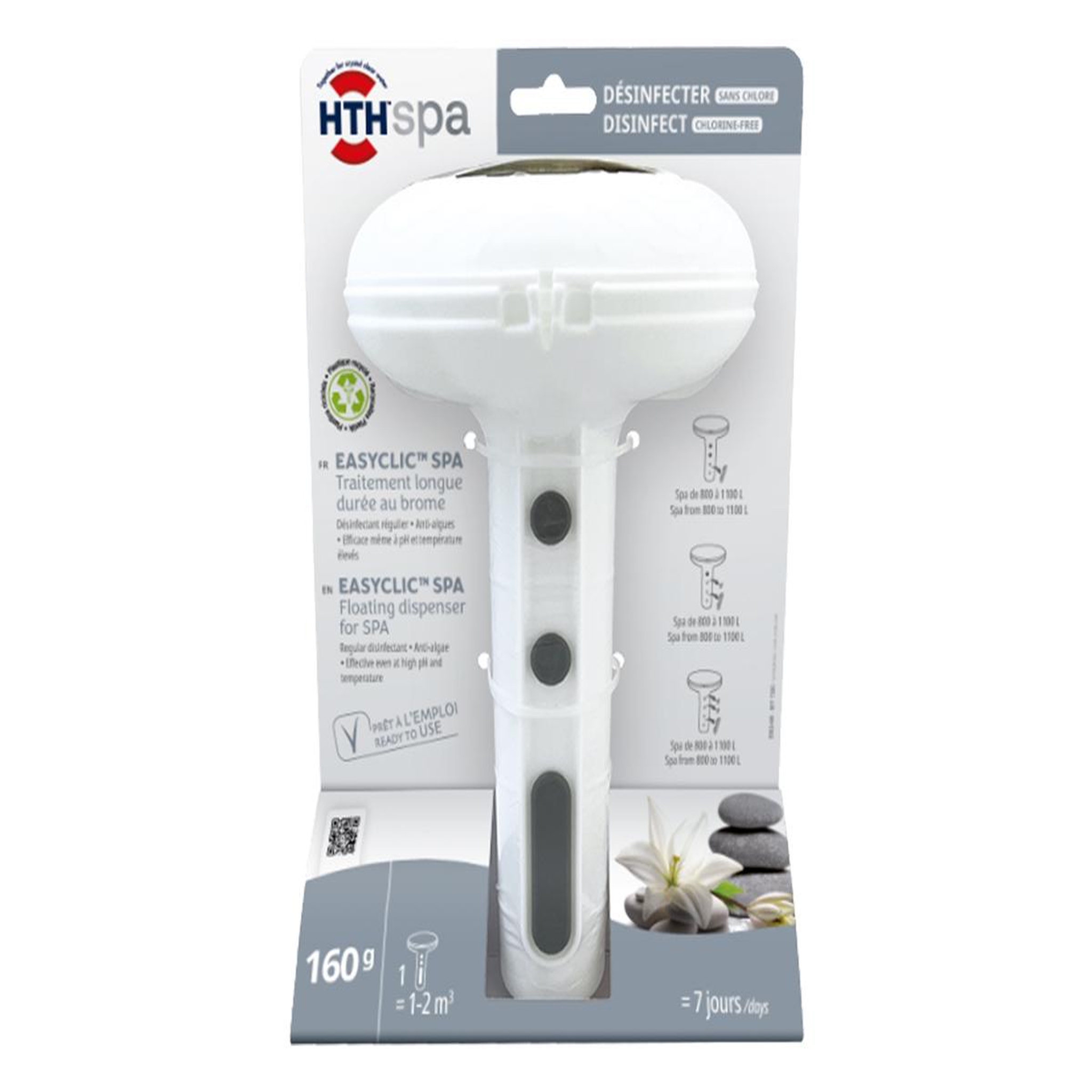 HTH Brome pour spa en diffuseur flottant EasyClic - HTH