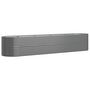 Voir la diapositive 2 : VIDAXL Lit sureleve de jardin Acier enduit de poudre 368x80x68 cm gris