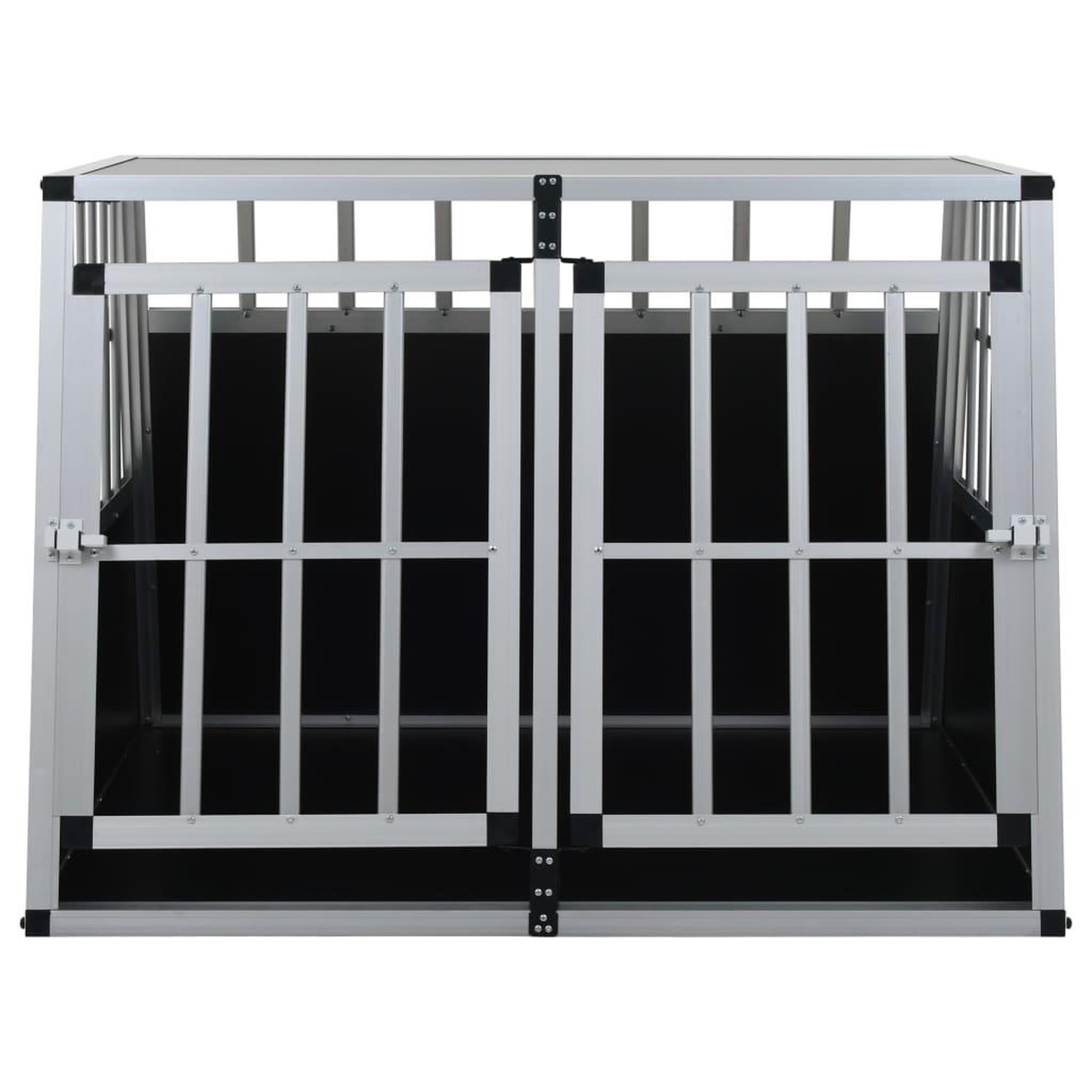Voir la diapositive 3 : VIDAXL Cage pour chien a double porte 94 x 88 x 69 cm