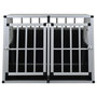 Voir la diapositive 3 : VIDAXL Cage pour chien a double porte 94 x 88 x 69 cm