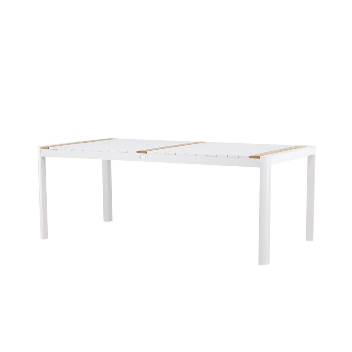 Paris Prix Table de Jardin en Teck  Togo  200cm Blanc