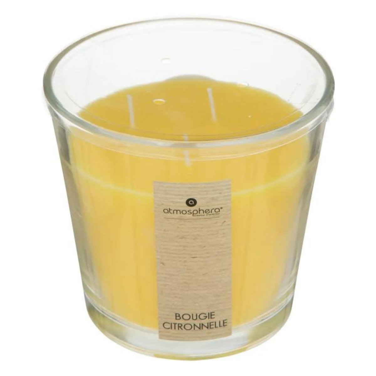 COMPTOIR DE LA BOUGIE Bougie Parfumée  Nina  500g Citron Jaune