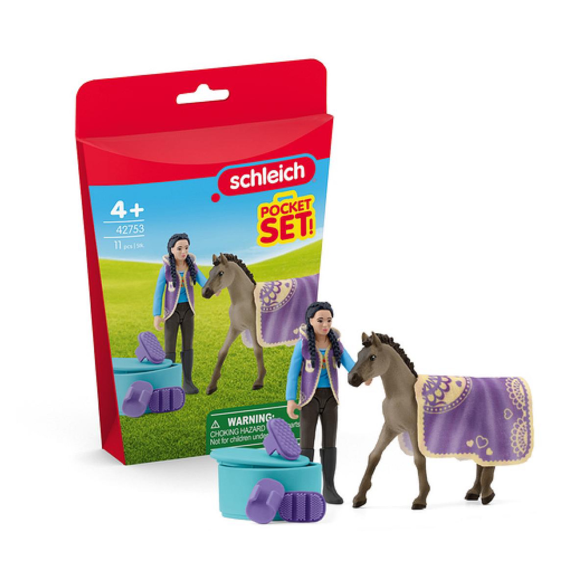 Schleich 42753 Mini Monde – Séance de soins avec Kim