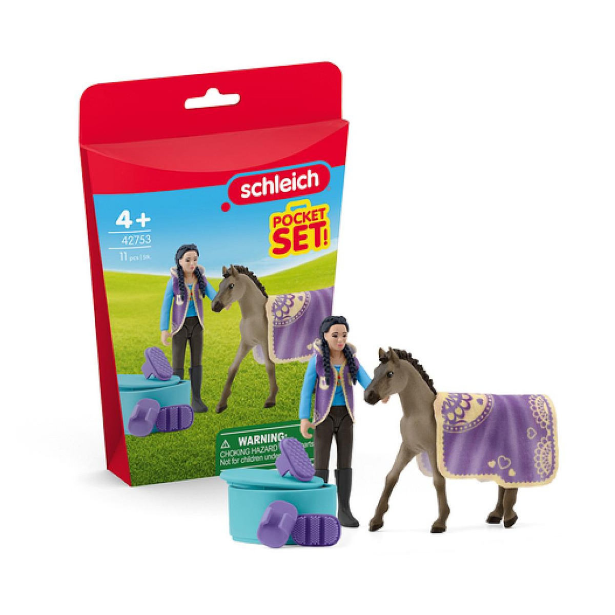 Schleich 42753 Mini Monde – Séance de soins avec Kim