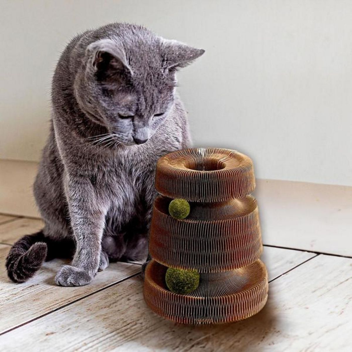 Paris Prix Jouet Griffoir Pour Chat  Magique  18cm Naturel