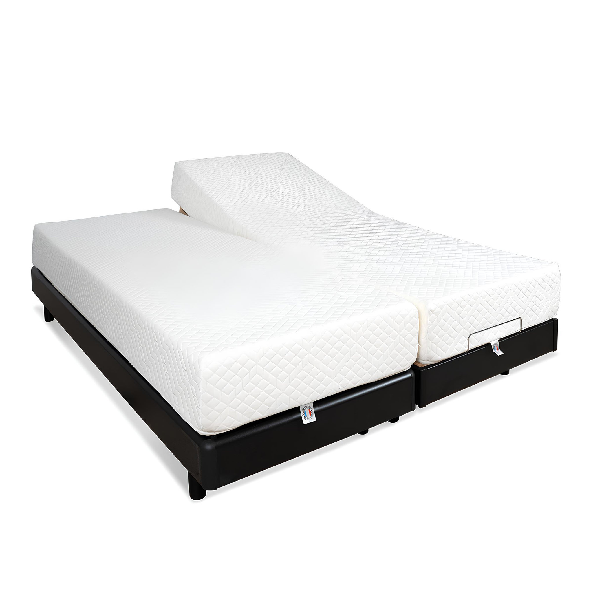 Voir la diapositive 4 : BELLECOUR Bellecour literie | ensemble duo bodysoft | sommiers électriques + matelas mémoire de forme