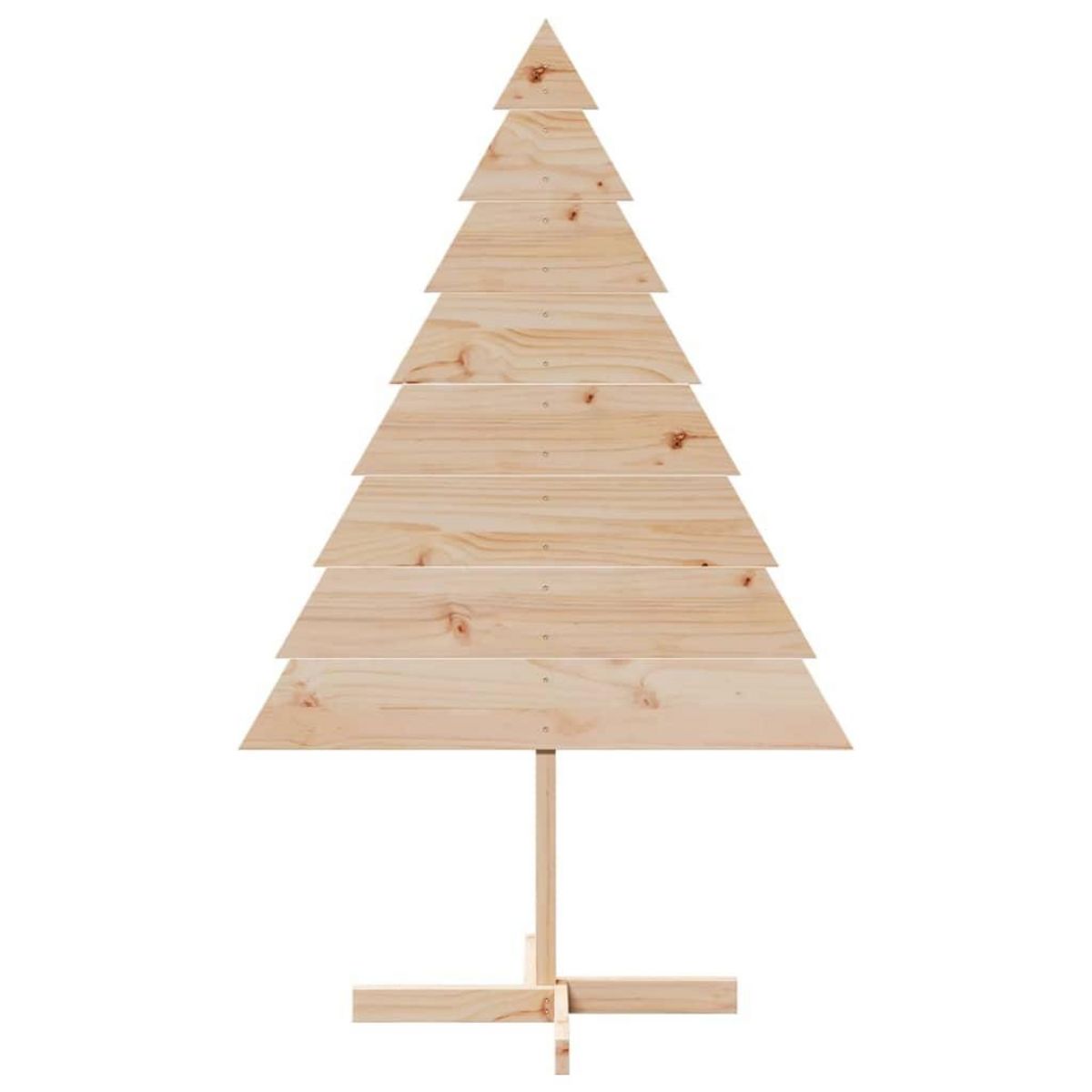 VIDAXL Arbre de Noël en bois pour decoration 150 cm bois massif