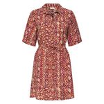 JACQUELINE DE YONG Robe Terracotta/Écru Femme JDY Life 2/4. Coloris disponibles : Orange