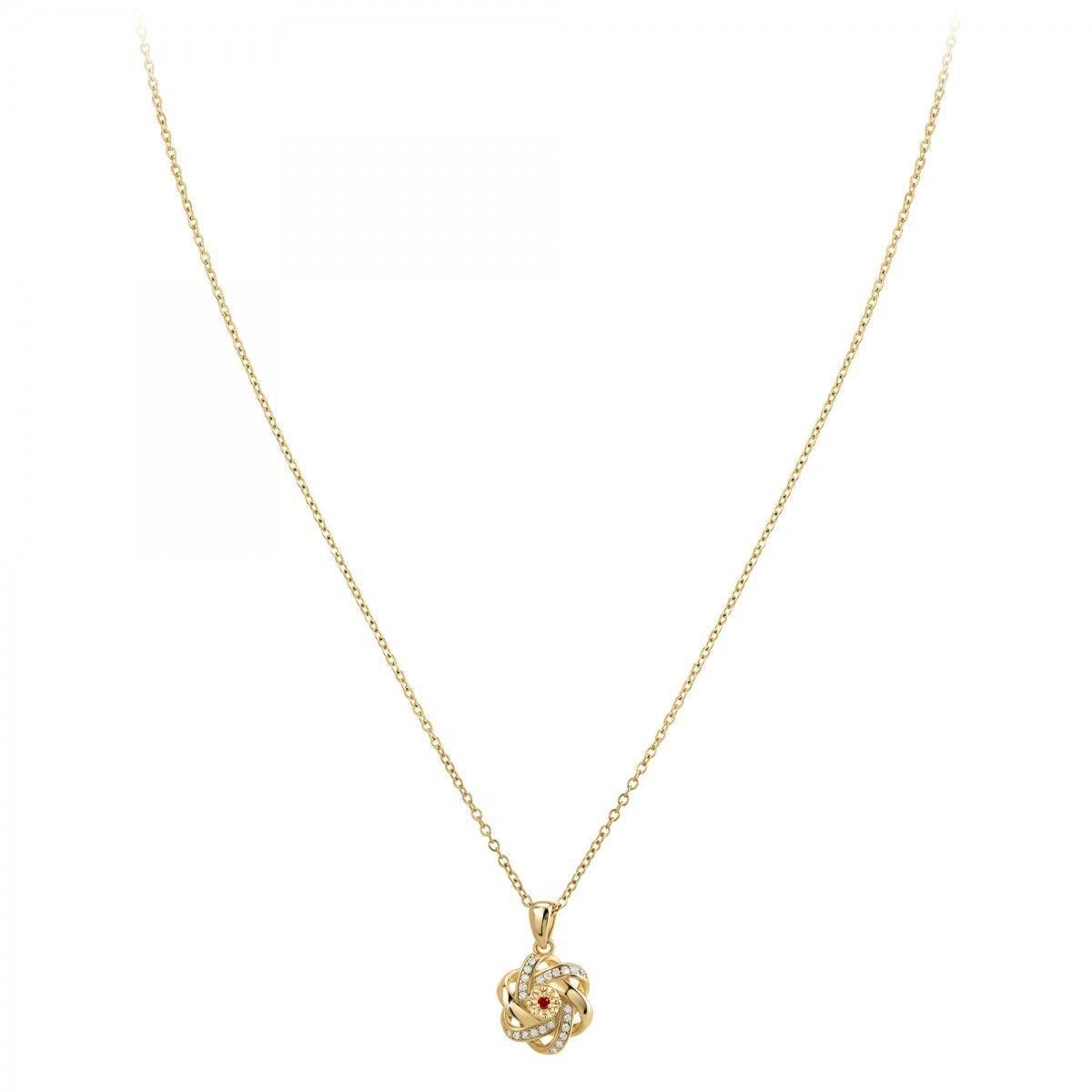 SC BOHEME Collier par SC Bohème orné d'un véritable rubis