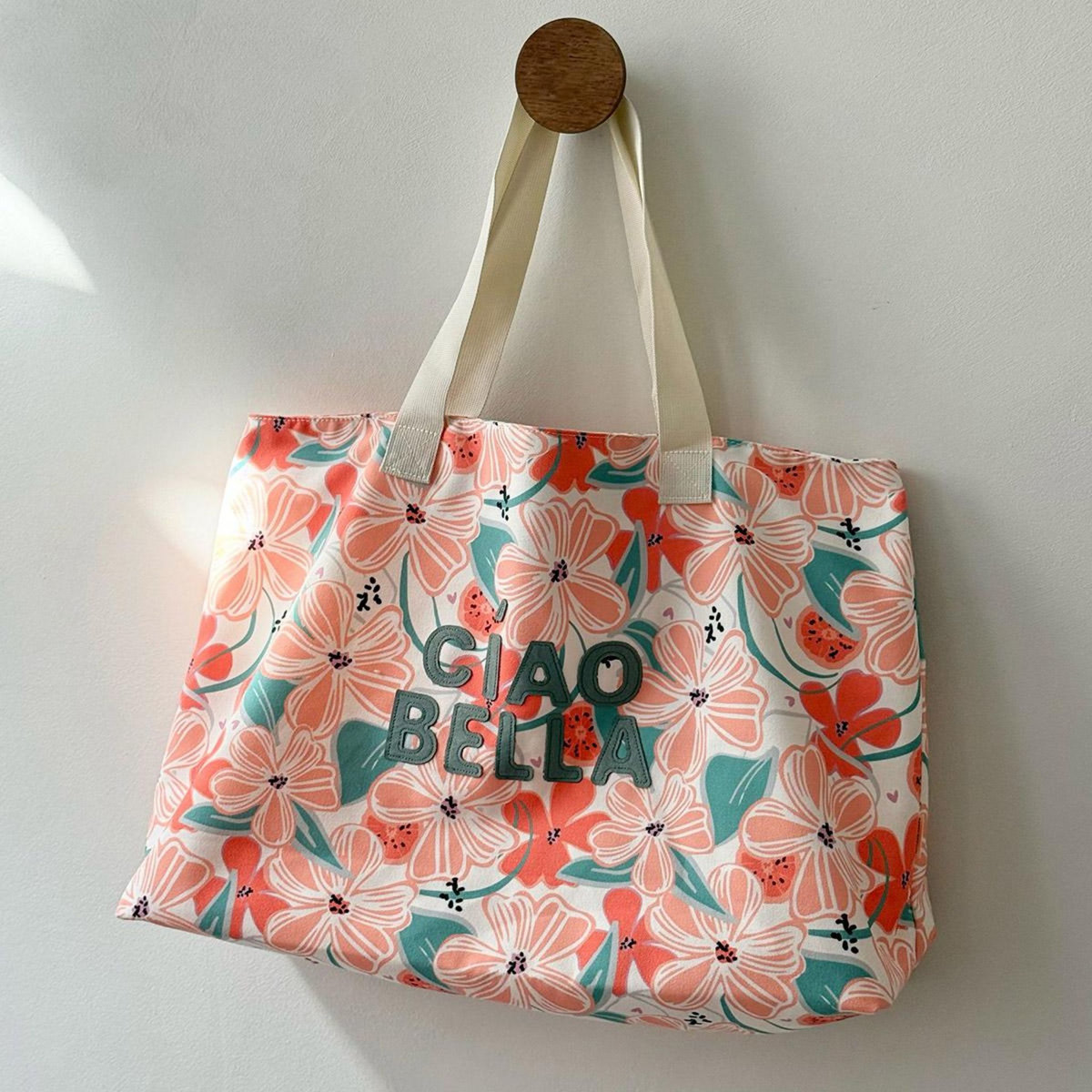 Petit Béguin Sac de plage Fleur