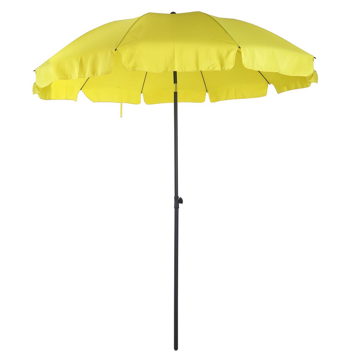 Parasol rond inclinable - 2,5m - Citron
