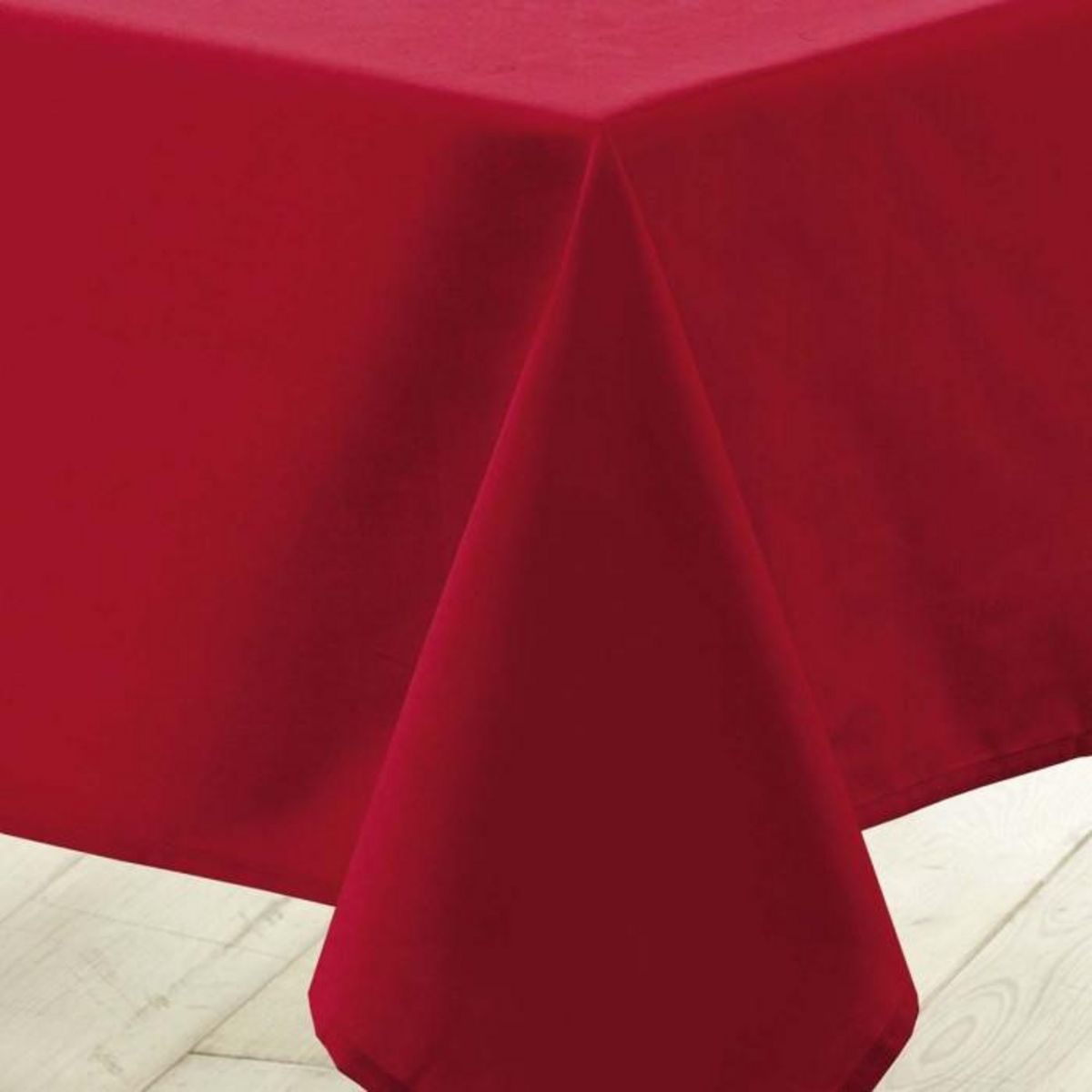 Paris Prix Nappe Antitache  Essentiel  140x250cm Rouge