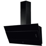 ELECTROLUX Hotte décorative inclinée 90cm 600m3/h noir - lfv319k