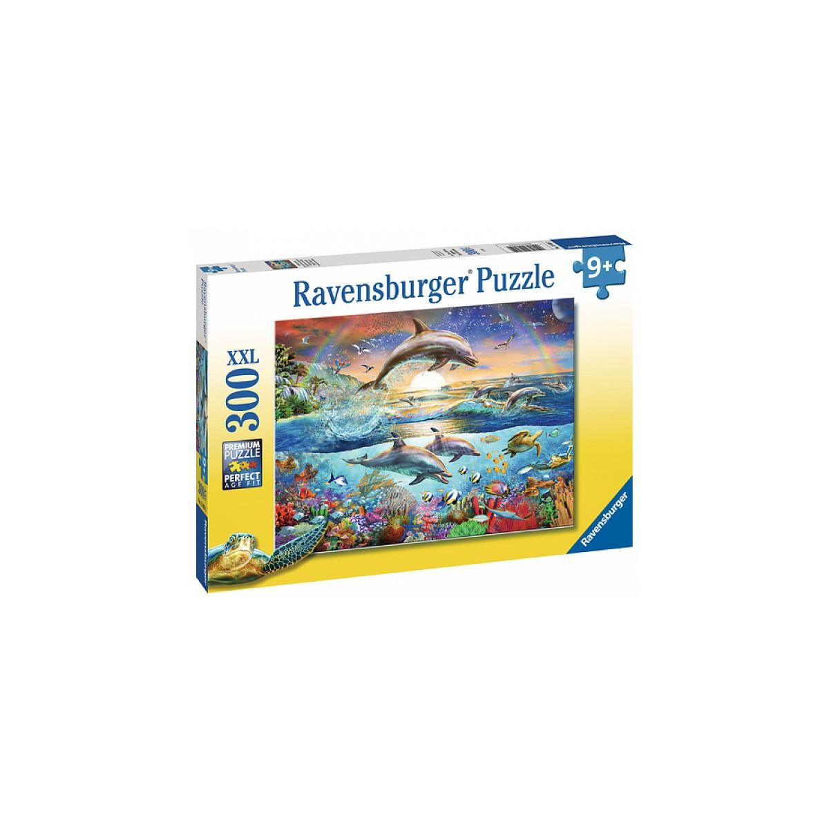 RAVENSBURGER Puzzle Le Paradis Des Dauphins 300 pieces