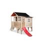 Voir la diapositive 2 : EXIT TOYS Maisonnette en bois pour enfants Loft 350 Naturel - Exit Toys