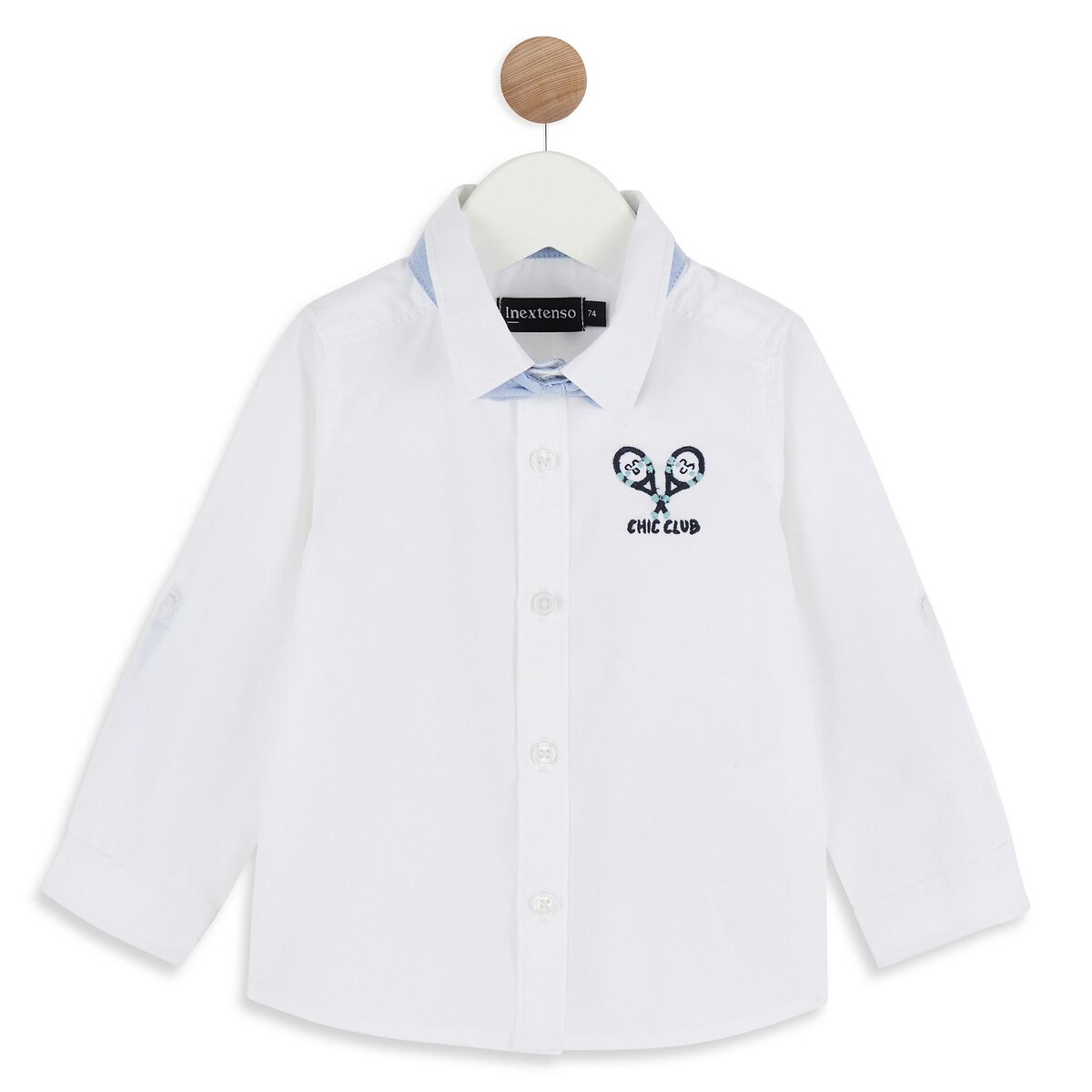 INEXTENSO Chemise blanche avec noeud papillon b b gar on pas cher