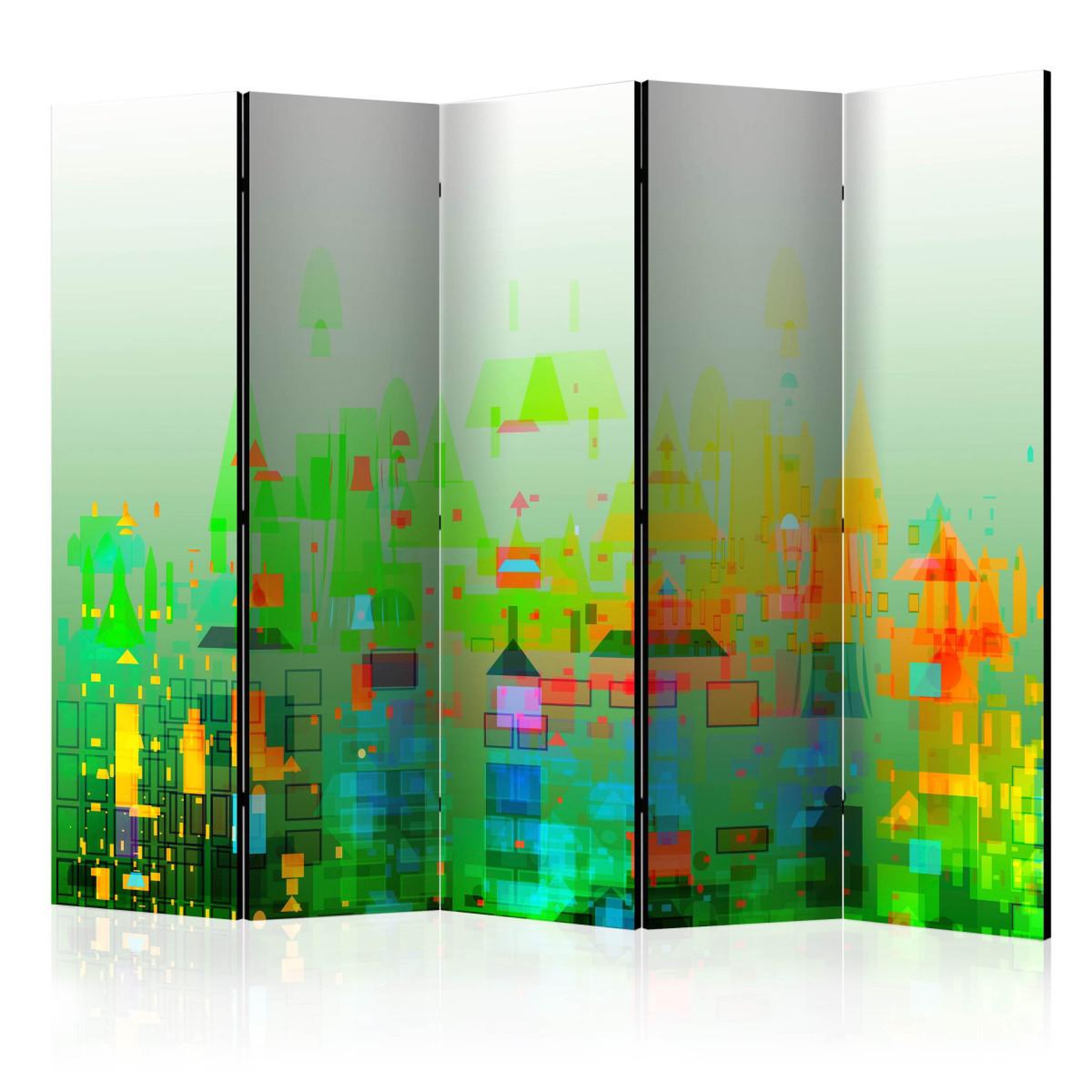 Paris Prix Paravent 5 volets  abstract city  172x225cm