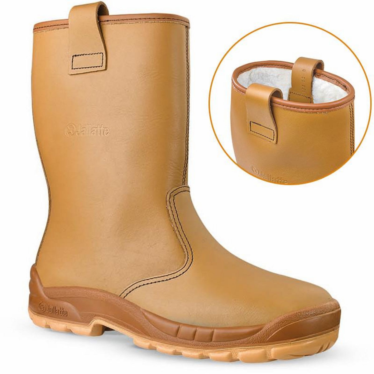 JALLATTE Bottes de sécurité fourrées JALFRIGG SAS CI S3 SRC marron P43 JALLATTE 00J0652 T43