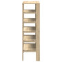 Voir la diapositive 5 : VIDAXL Etagere a chaussures chene sonoma 61x32x105cm bois d'ingenierie