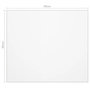 Voir la diapositive 6 : VIDAXL Protecteur de table transparent 90x90 cm 2 mm PVC