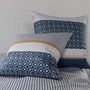 Voir la diapositive 2 : ATELIER DU COTON Housse de couette 240x220 ZANTE + 2 taies coton 57 fils