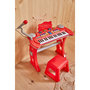 Voir la diapositive 3 : One Two Fun Clavier + tabouret + micro rouge 