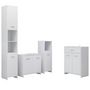 Voir la diapositive 2 : VIDAXL Ensemble de meubles de salle de bain 4 pcs Blanc