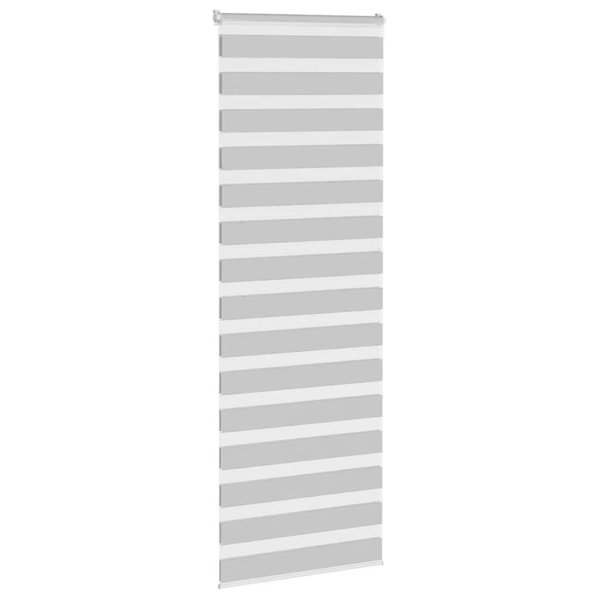 Voir la diapositive 3 : VIDAXL Store zebre gris clair largeur du tissu 80,9 cm polyester