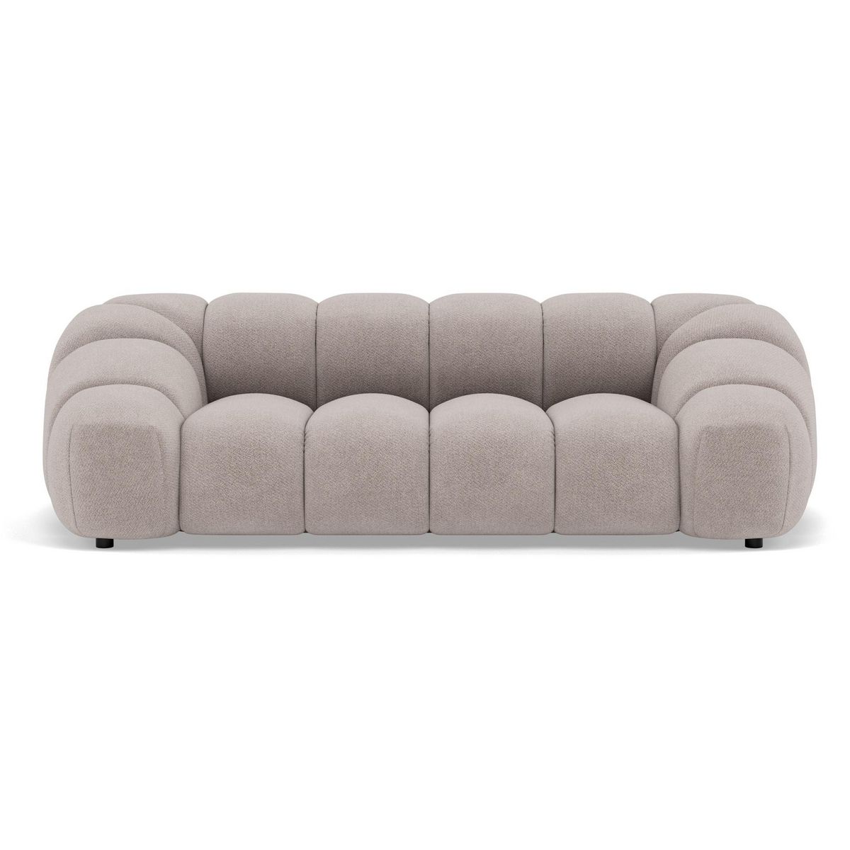 LISA DESIGN Ava - canapé 3 places en velours texturé