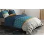 Voir la diapositive 2 : ATELIER DU COTON Parure housse de couette 100% coton 57fils oda