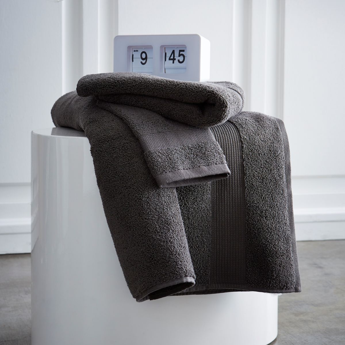 TODAY Lot 2 serviettes + 2 gants de toilette 500 g/m² CANON DE FUSIL