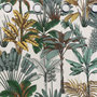 Voir la diapositive 3 : Douceur d'Intérieur Rideau à œillets 140x240 uni top imprimé jute Balinesia coton