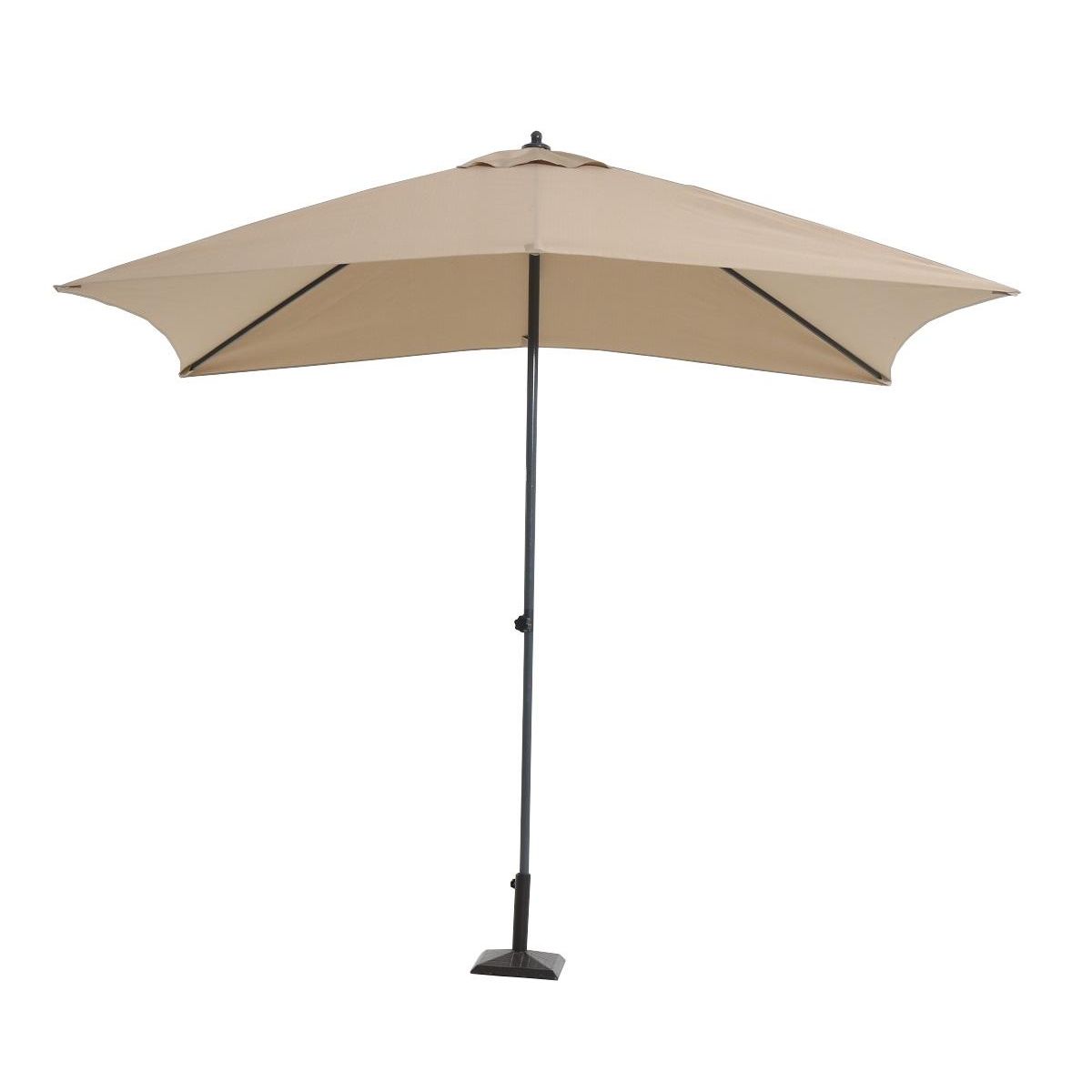 GARDENSTAR Parasol droit rectangulaire 3x2m muscade RECTO