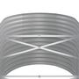 Voir la diapositive 5 : VIDAXL Lit sureleve de jardin Acier enduit de poudre Argente