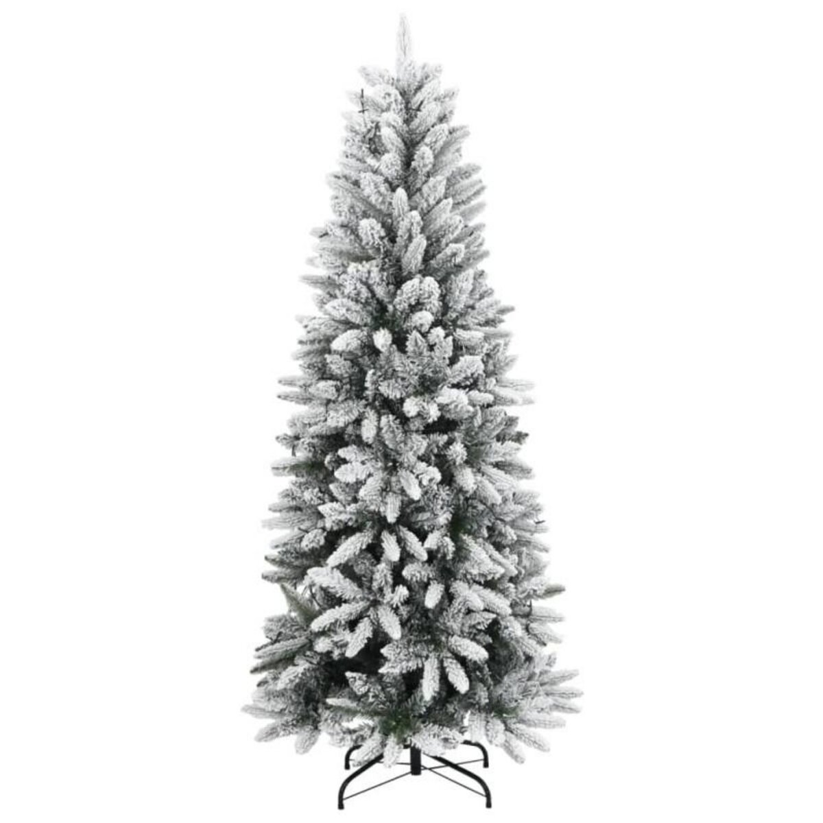 VIDAXL Sapin de Noël artificiel 300 LED et neige floquée 180 cm