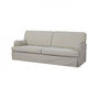 Voir la diapositive 3 : MARKET24 LUZ Canapé convertible - Tissu Beige - L 206 x P 95 x H 81 cm