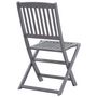 Voir la diapositive 4 : VIDAXL Chaises pliables d'exterieur lot de 2 Bois d'acacia solide