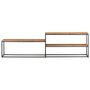 Voir la diapositive 2 : VIDAXL Meuble TV 180x30x50 cm Bois d'acacia massif
